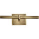 Ava 30 watt 14 inch Satin Brass Picture Light Wall Light